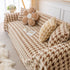 Luxury Plush Universal Couch Cover Blanket, Washable Couch Protector Houndstooth Sofa Covers - TaroTextile