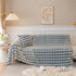 Luxury Plush Universal Couch Cover Blanket, Washable Couch Protector Houndstooth Sofa Covers - TaroTextile