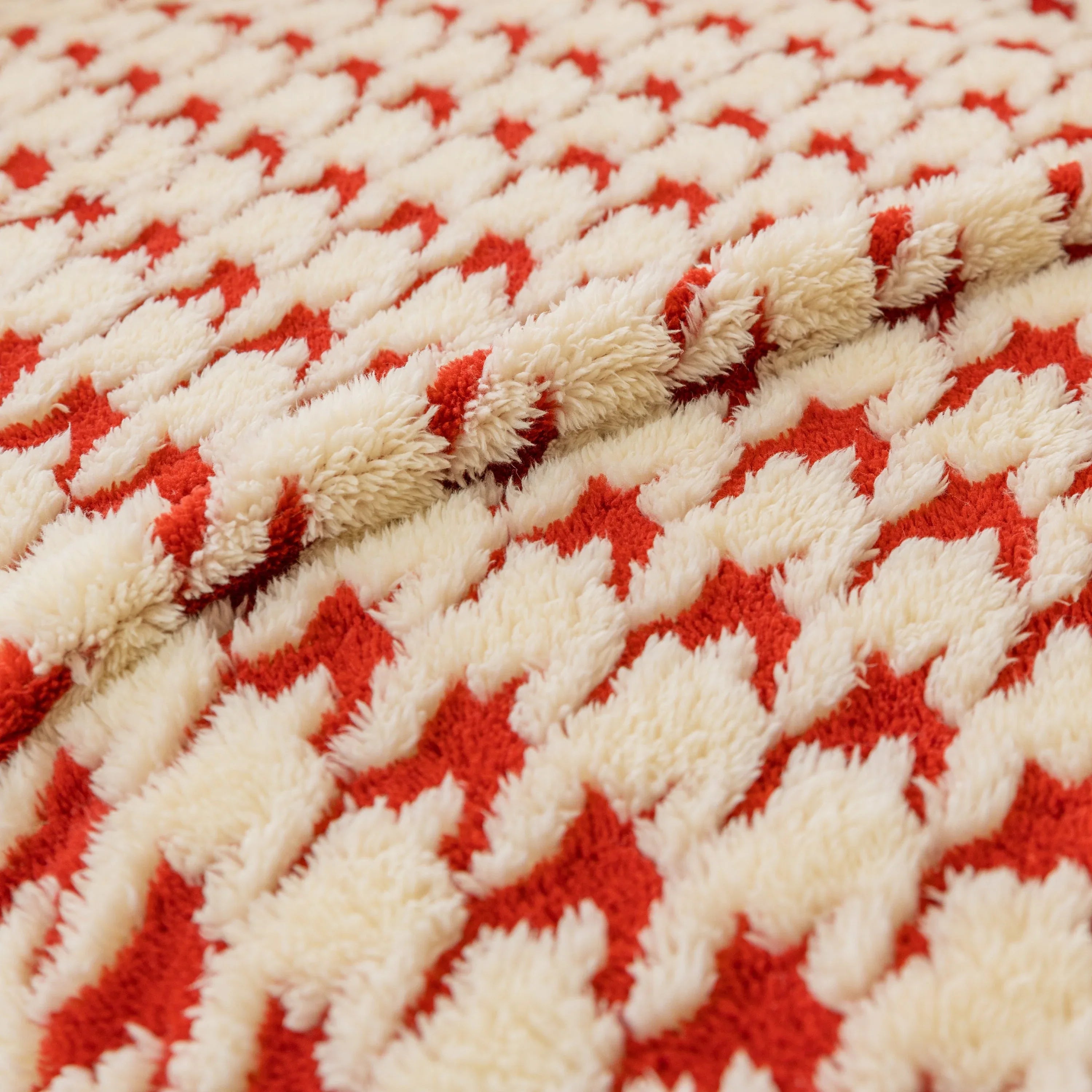 Luxury Plush Universal Couch Cover Blanket, Washable Couch Protector Houndstooth Sofa Covers - TaroTextile