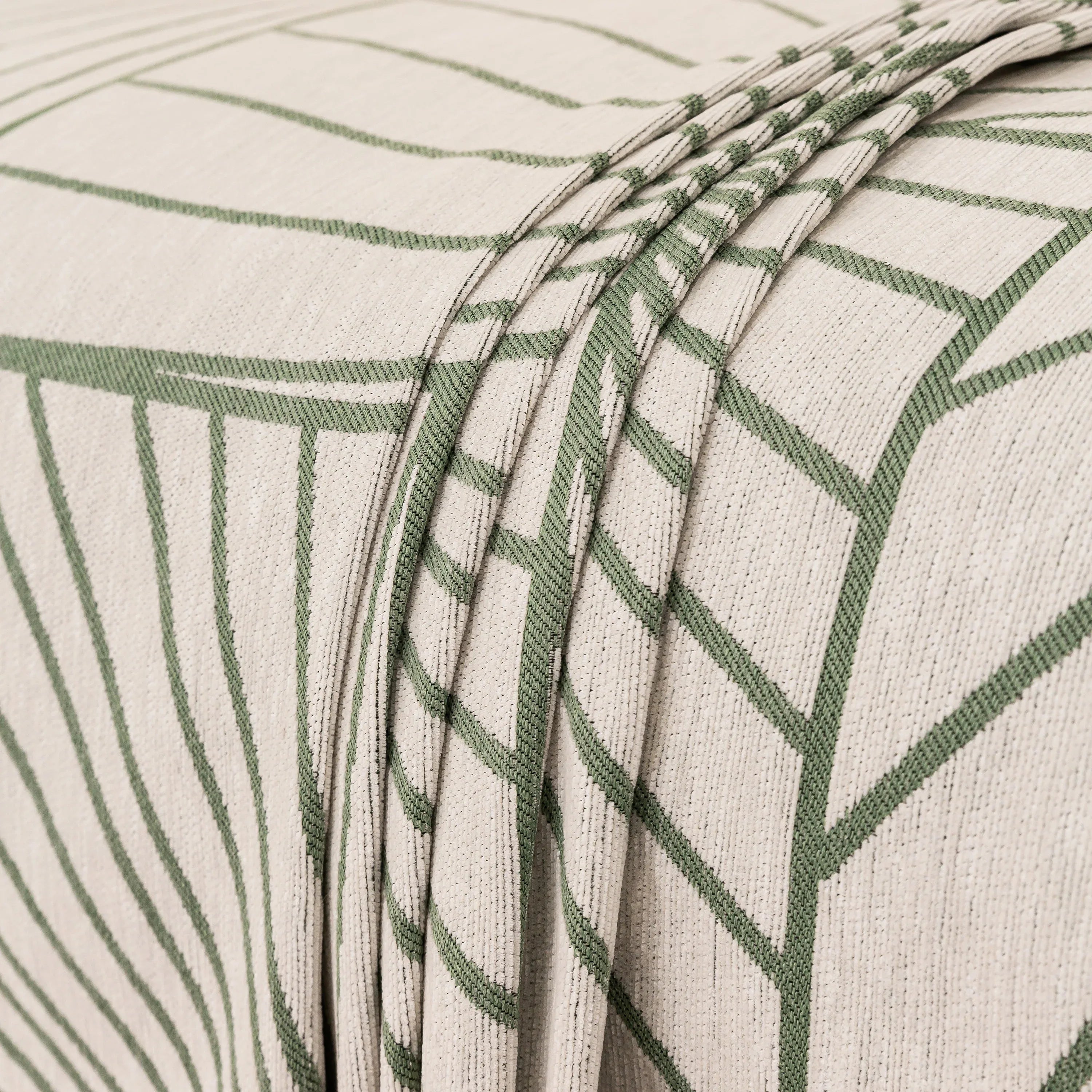 Modern Minimalist Chenille Line Pattern Sofa Cover, Dust and Scratch Resistant Throw Blankets for Couch - TaroTextile