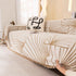 Modern Minimalist Chenille Line Pattern Sofa Cover, Dust and Scratch Resistant Throw Blankets for Couch - TaroTextile