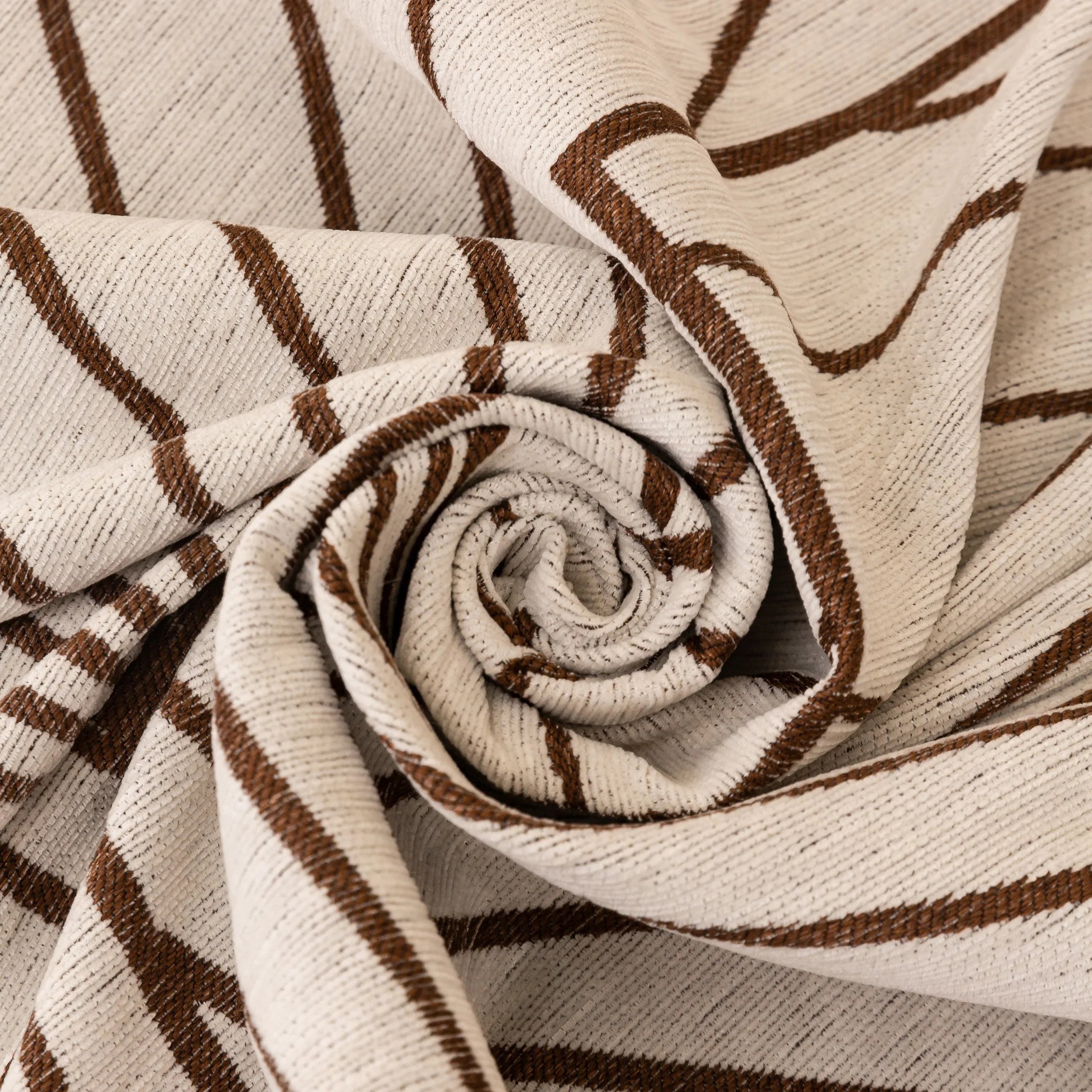 Modern Minimalist Chenille Line Pattern Sofa Cover, Dust and Scratch Resistant Throw Blankets for Couch - TaroTextile