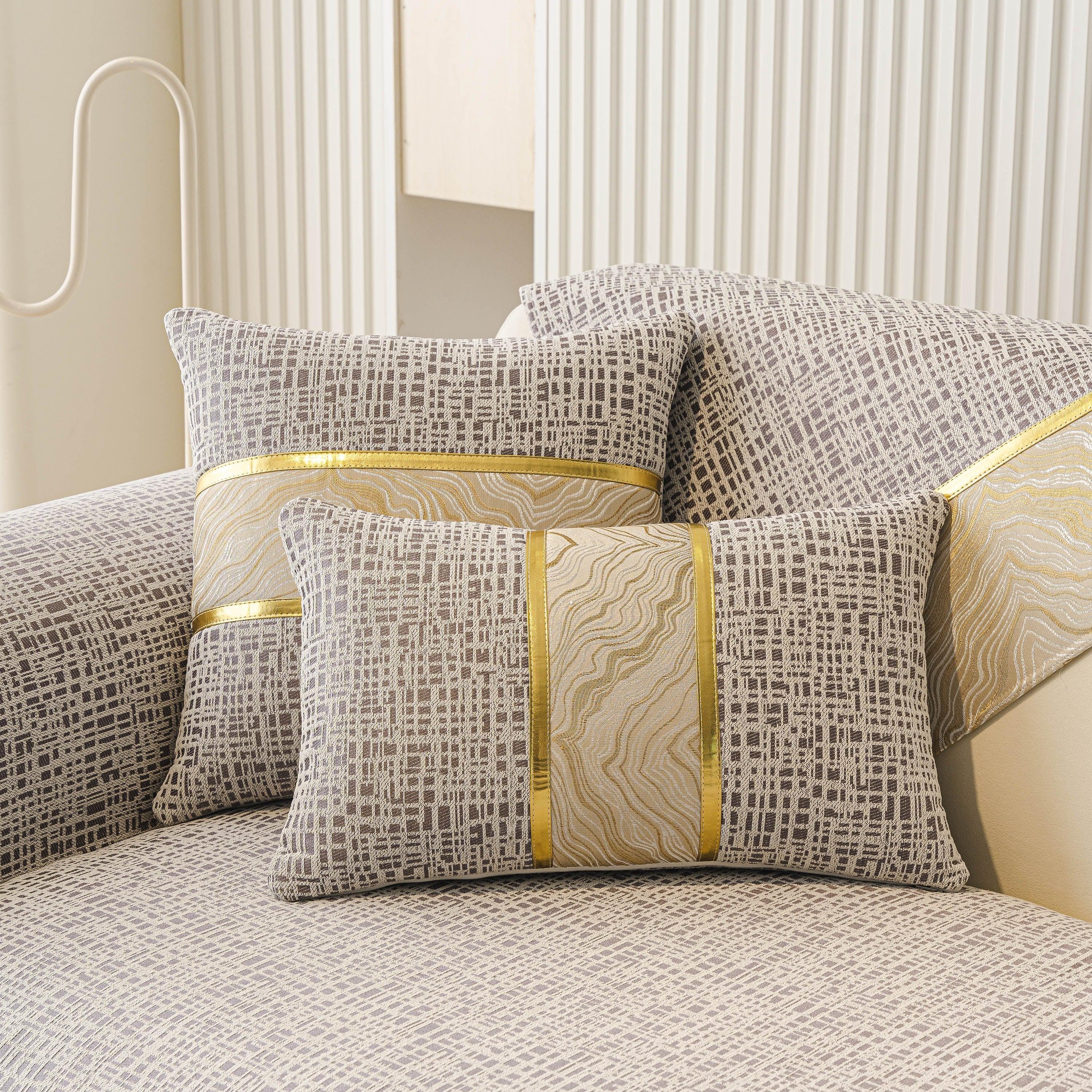 Modern Non-Slip Couch Slipcover, Soft, Durable & Washable Furniture Protector - TaroTextile