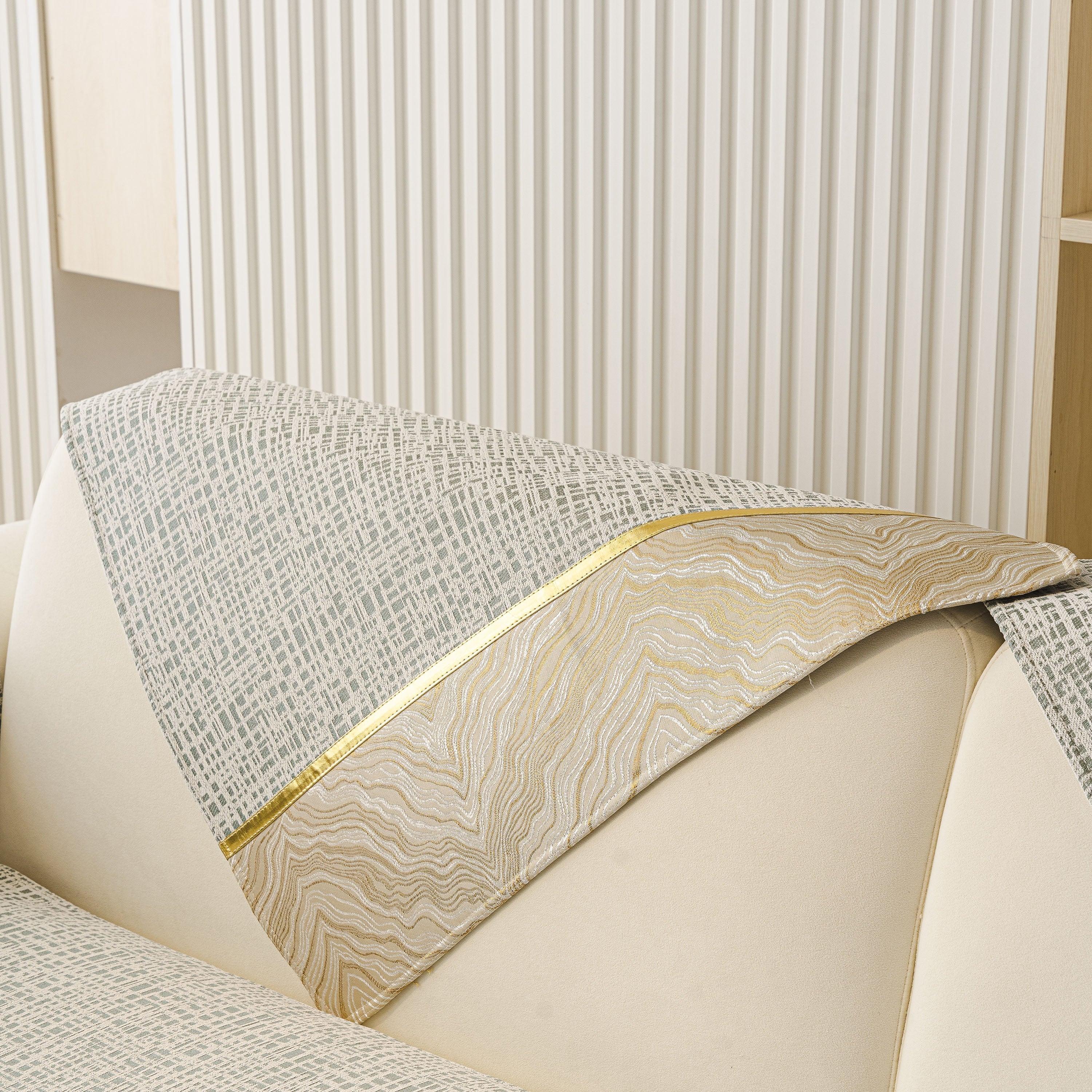 Modern Non-Slip Couch Slipcover, Soft, Durable & Washable Furniture Protector - TaroTextile