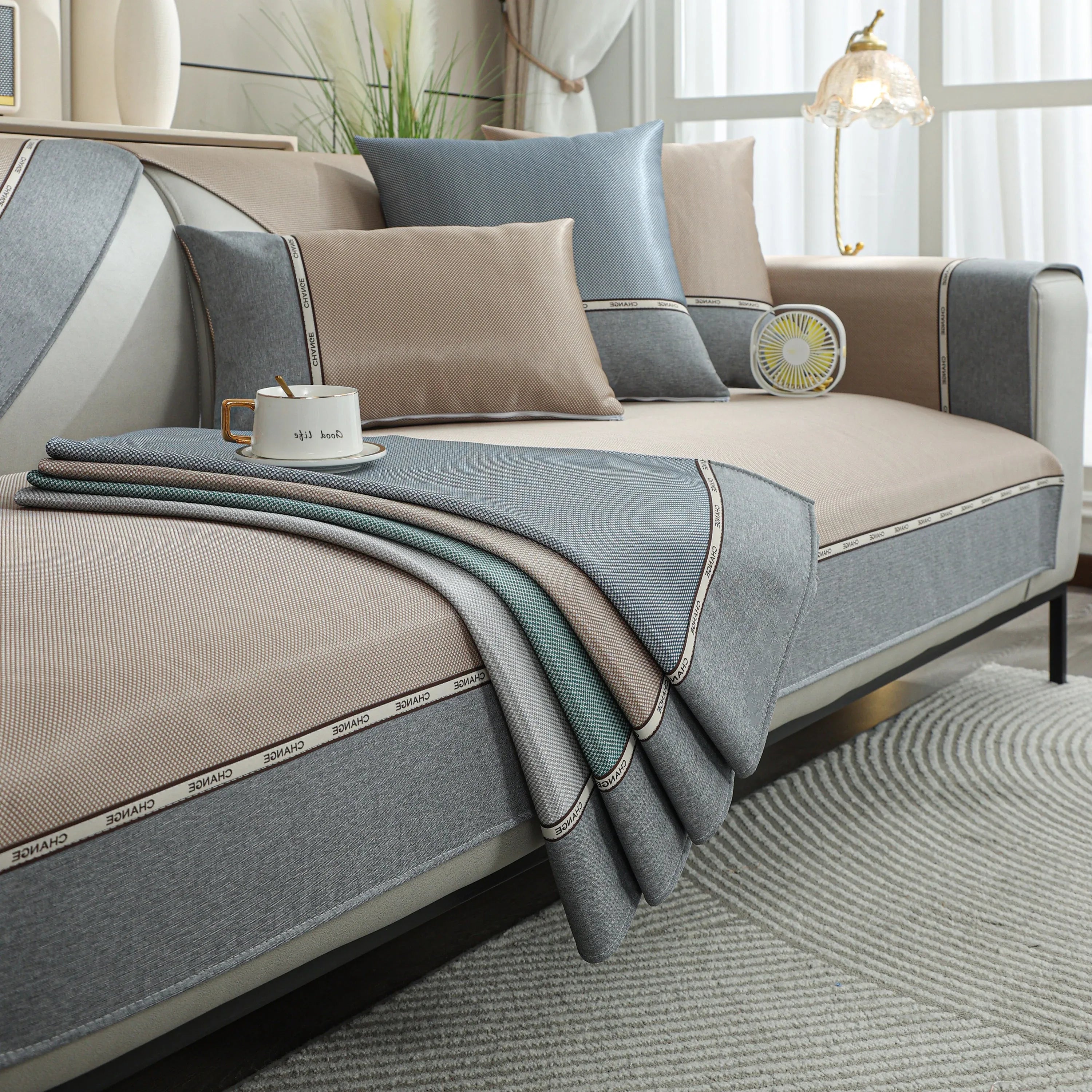 Non-Slip Sofa Towel, Custom Couch Covers for Dogs, Sofa Cover Furniture Protector for Kids and Pets - TaroTextile