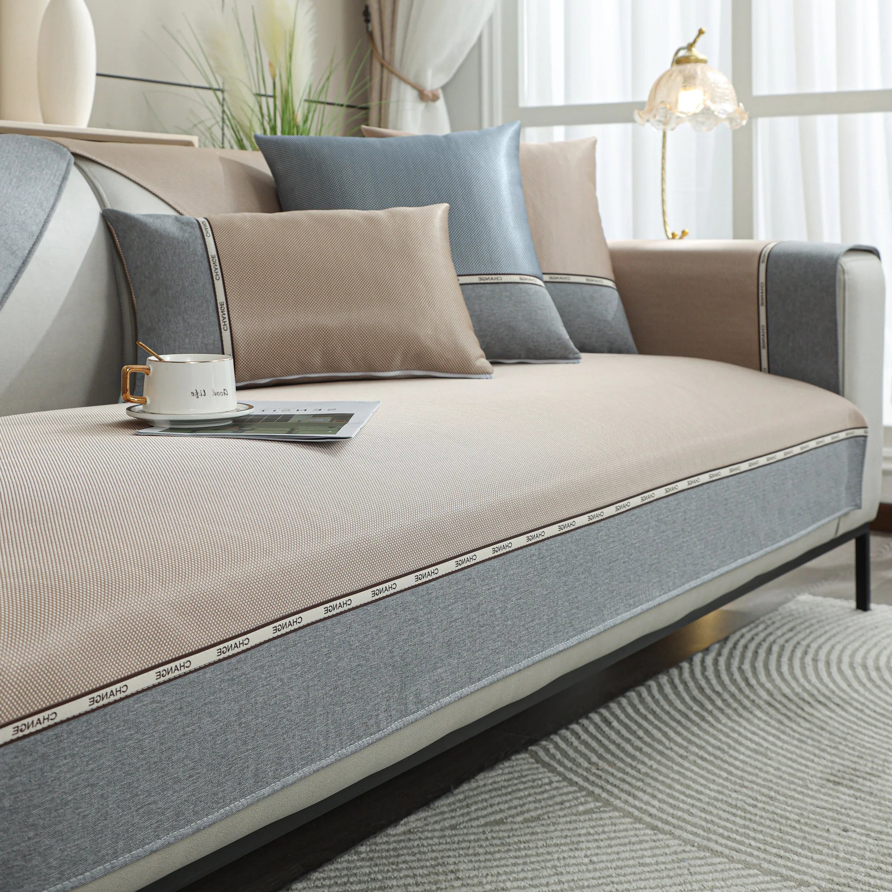 Non-Slip Sofa Towel, Custom Couch Covers for Dogs, Sofa Cover Furniture Protector for Kids and Pets - TaroTextile