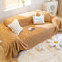 Soft Coral Plush Sofa Blanket Cozy Warm Throw Blanket Universal Slipcover