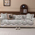 Durable Chenille Couch Cover with Scalloped Edge Non-Slip Modular Slipcover
