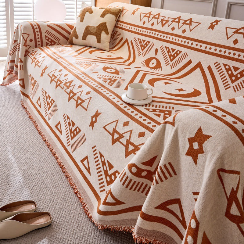Boho Durable Sofa Slipcover Chenille Universal Chair Couch Cover Sofa Protector