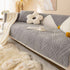 Soft Furry Velvet Plush Non-Slip Sofa Cover Sectional Couch Cover