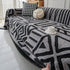 Boho Plush Couch Cover Bohemian Throw Blanket Cozy Chair Sofa Covers