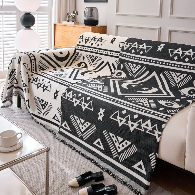 Boho Durable Sofa Slipcover Chenille Universal Chair Couch Cover Sofa Protector