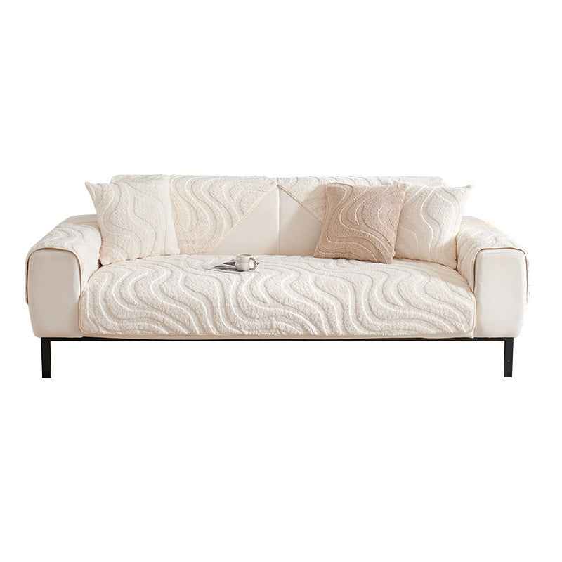 Pet-friendly Cozy Sofa Slipcover Soft Plush Futon Couch Protector Loveseat Mat
