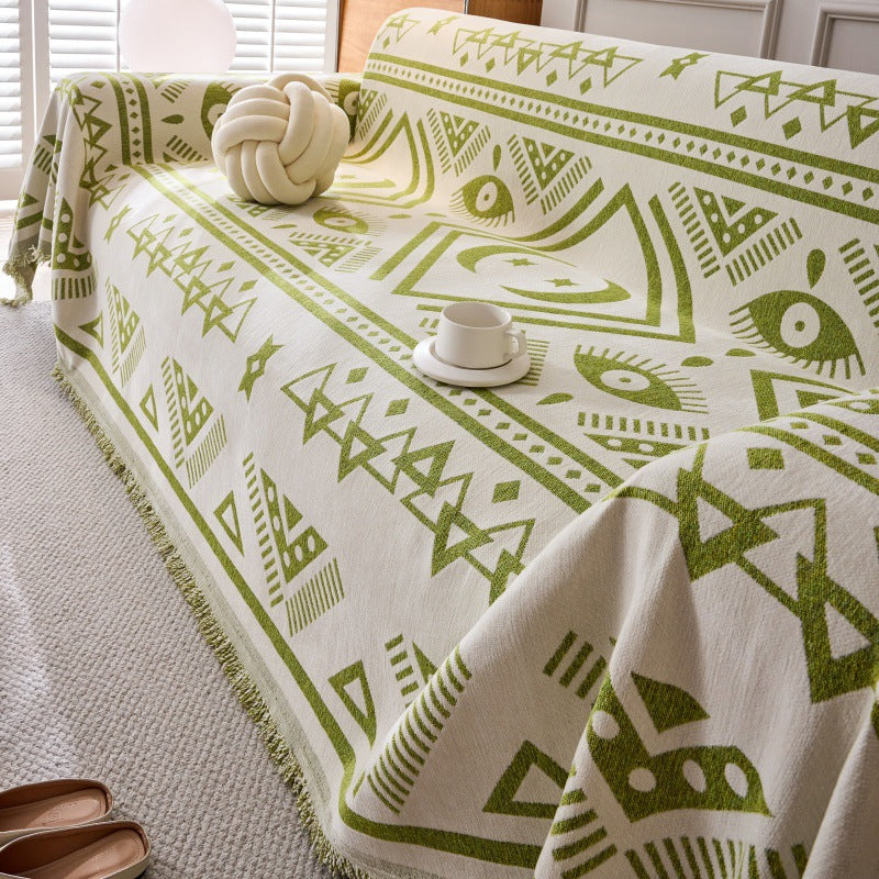 Boho Durable Sofa Slipcover Chenille Universal Chair Couch Cover Sofa Protector