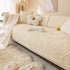 Soft Furry Velvet Plush Non-Slip Sofa Cover Sectional Couch Cover