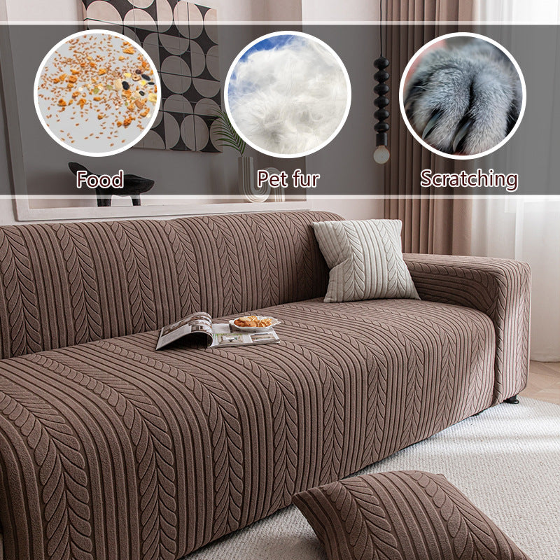 Elastic Soft Sofa Cover Durable Anti-scratch Cushion Couch Cover
