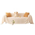 Soft Coral Plush Sofa Blanket Cozy Warm Throw Blanket Universal Slipcover