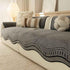 Textured Sofa Seat Cover with Wave Edge Non-Slip Washable Couch Protector - TaroTextile