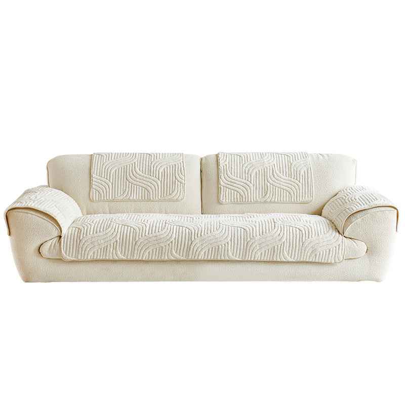 Thickened Non-slip Sofa Chair Mat Cozy Plush Couch Cushion Cover