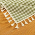 Plaid Tablecloth for Dining Table Durable Thickened Tea Table Cover - TaroTextile