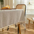 Plaid Tablecloth for Dining Table Durable Thickened Tea Table Cover - TaroTextile
