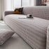 Plush Fleece Stretchy Sofa Cove Soft Cozy Textured Geometric Couch Cover - TaroTextile