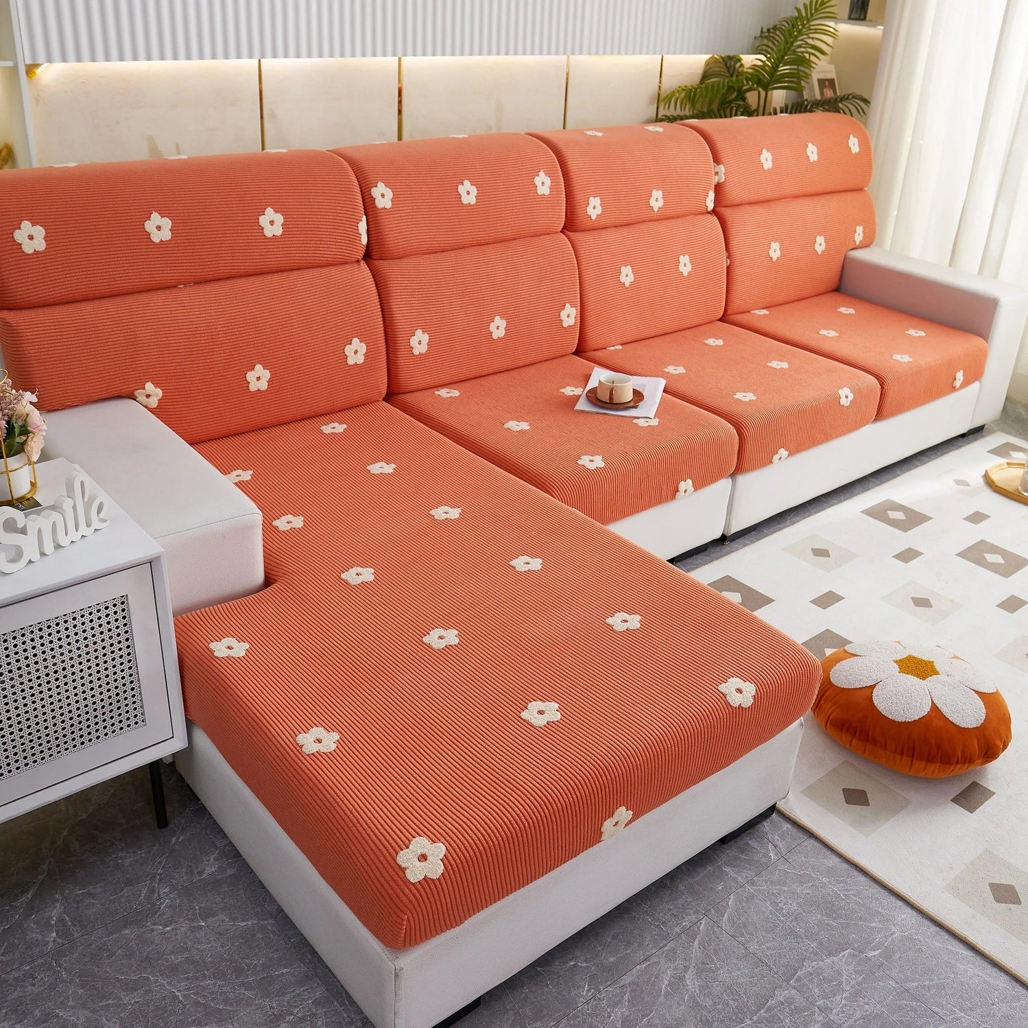 Polar Fleece Sofa Cushion Covers for Sofa 1/2/3/4 Seater, Best Seat Covers for Dogs, Pet Couch Protector - TaroTextile