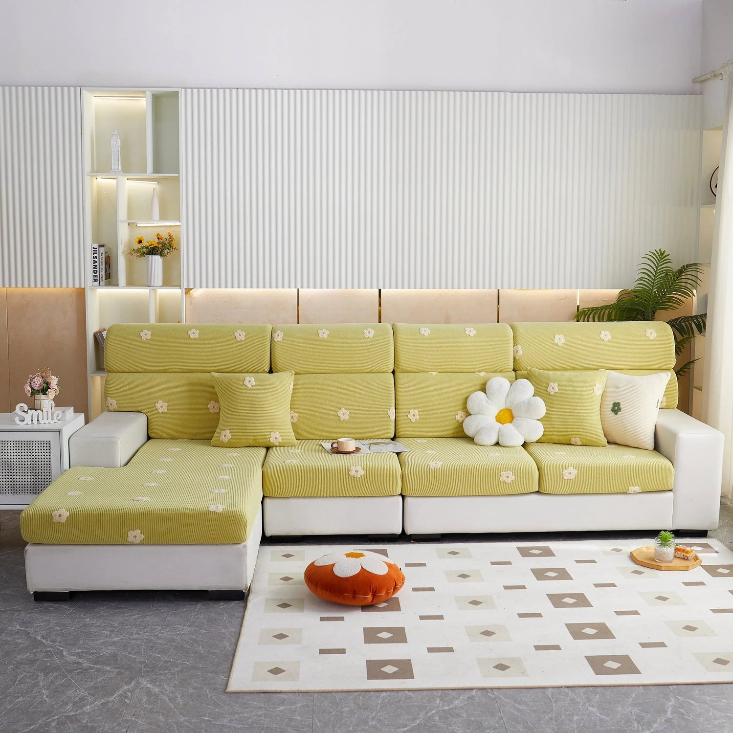 Polar Fleece Sofa Cushion Covers for Sofa 1/2/3/4 Seater, Best Seat Covers for Dogs, Pet Couch Protector - TaroTextile