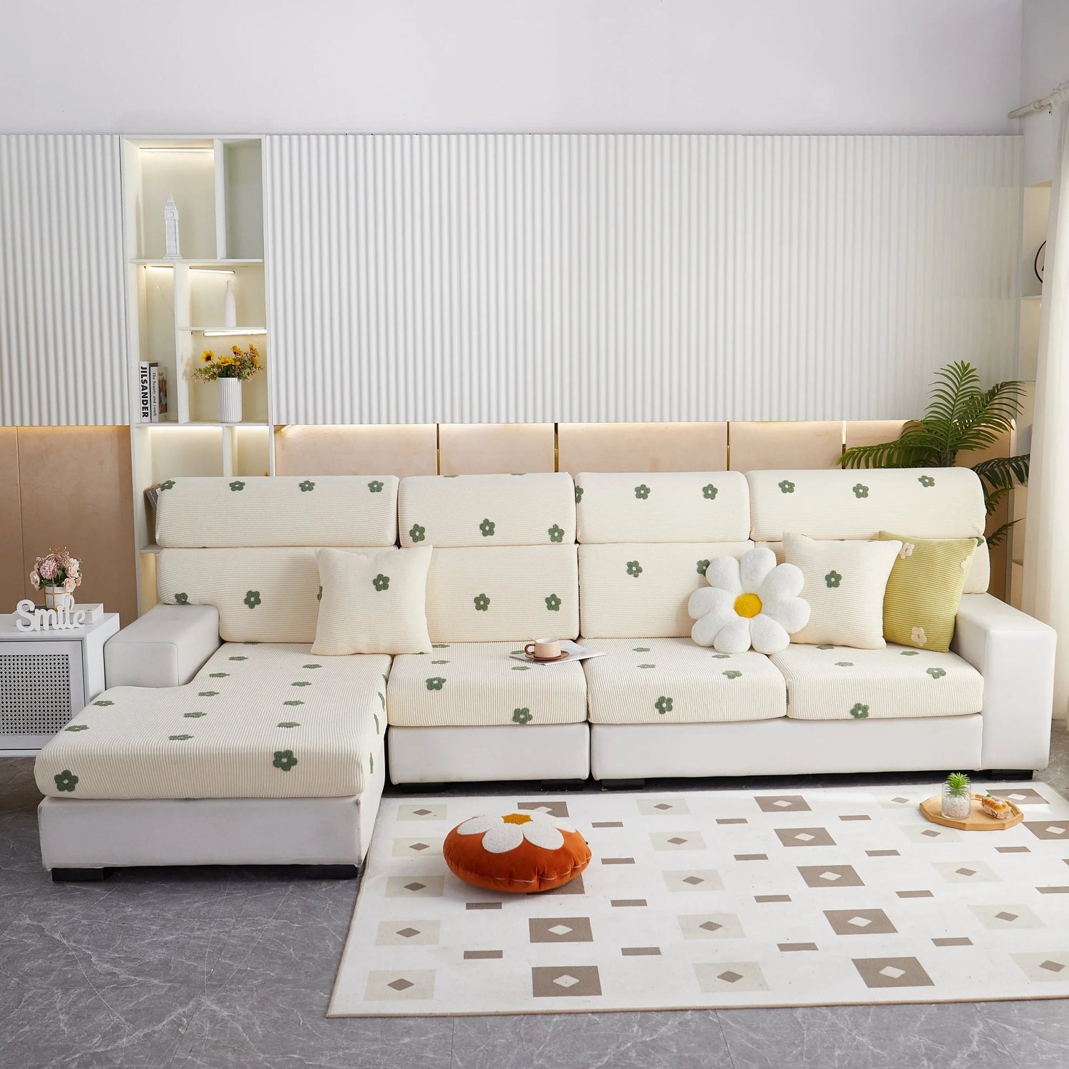 Polar Fleece Sofa Cushion Covers for Sofa 1/2/3/4 Seater, Best Seat Covers for Dogs, Pet Couch Protector - TaroTextile