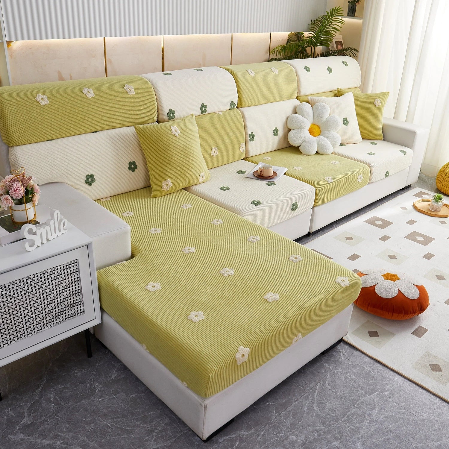 Polar Fleece Sofa Cushion Covers for Sofa 1/2/3/4 Seater, Best Seat Covers for Dogs, Pet Couch Protector - TaroTextile