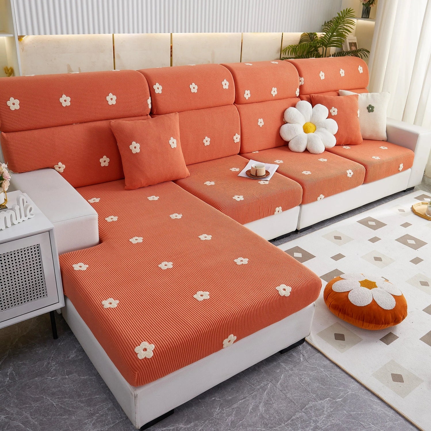 Polar Fleece Sofa Cushion Covers for Sofa 1/2/3/4 Seater, Best Seat Covers for Dogs, Pet Couch Protector - TaroTextile