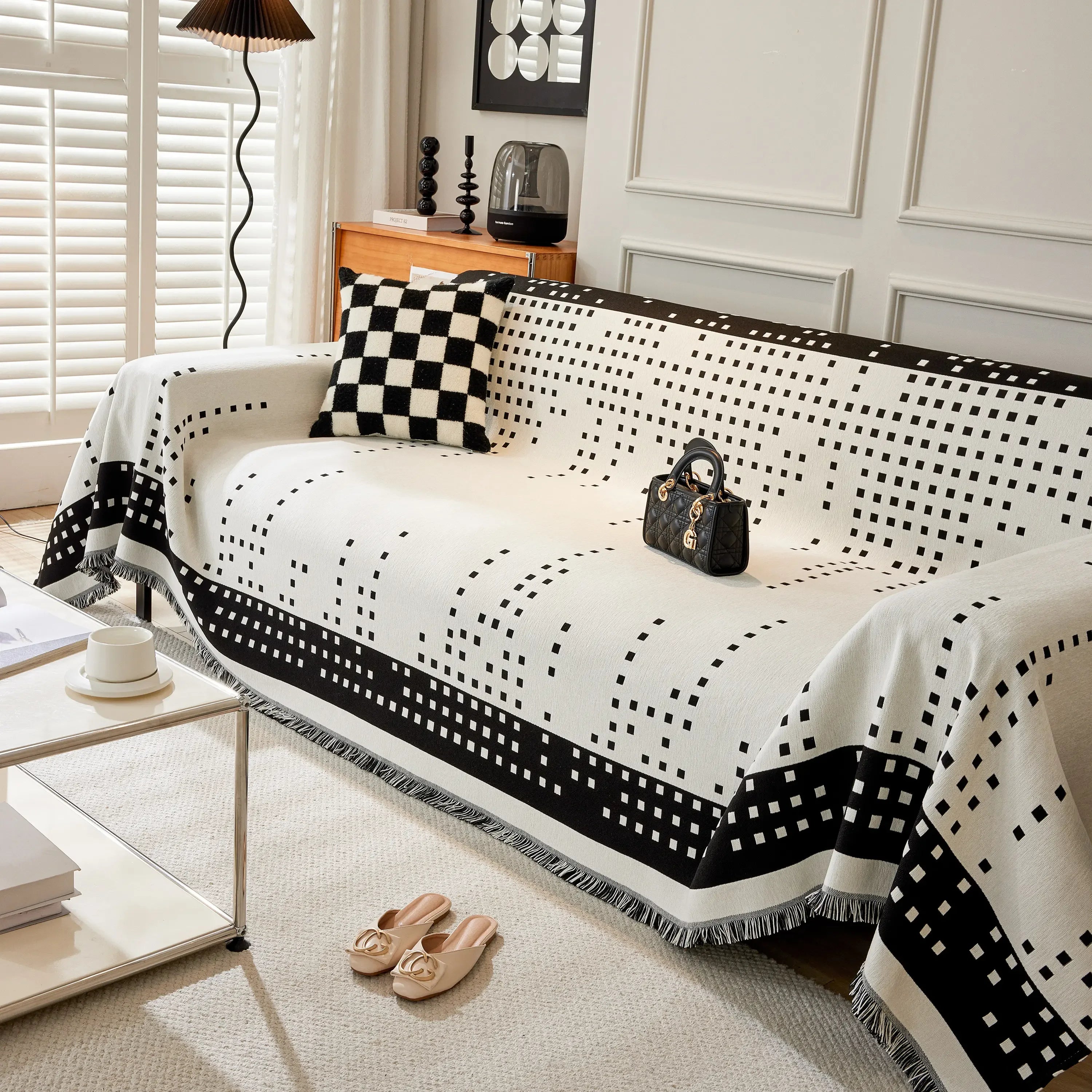 Reversible Chenille Sofa Covers for Pets, Large Throw Blanket for Couch, Blanket on The Sofa - TaroTextile