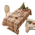 Rustic Plaid Thanksgiving Table Decor Christmas Tabletop Table Cloth - TaroTextile