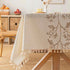 Rustic Tablecloth Rectangular Tablecloth for Dinning Table Decor Kitchen Decor - TaroTextile