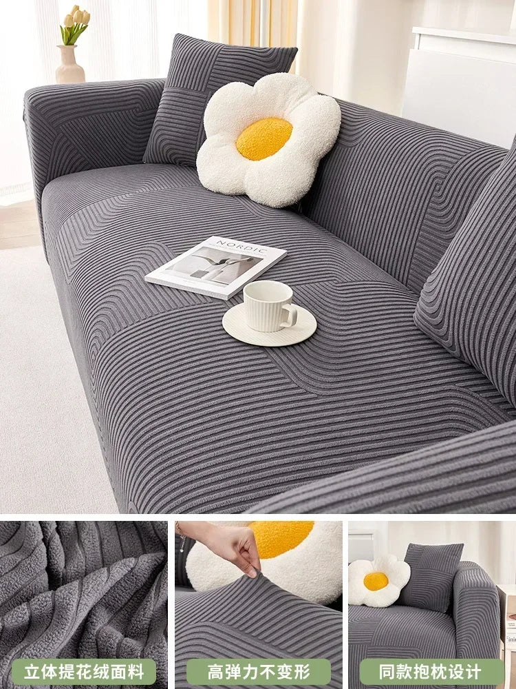 Cozy Stretchy Slipcover Elastic Flexible Seat Couch Chair Cover