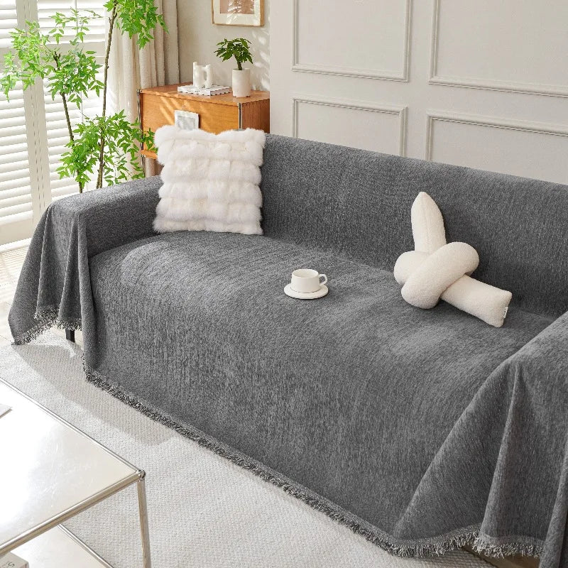 Soft Durable Sofa Covers for Dogs Chenille Cushion Couch Slipcovers