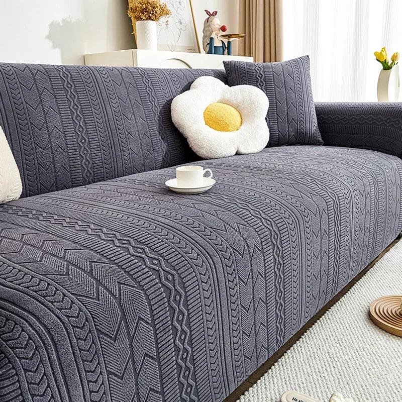 Elastic Cozy Sofa Cover Universal Anti-cat Scratch Couch Futon Cover