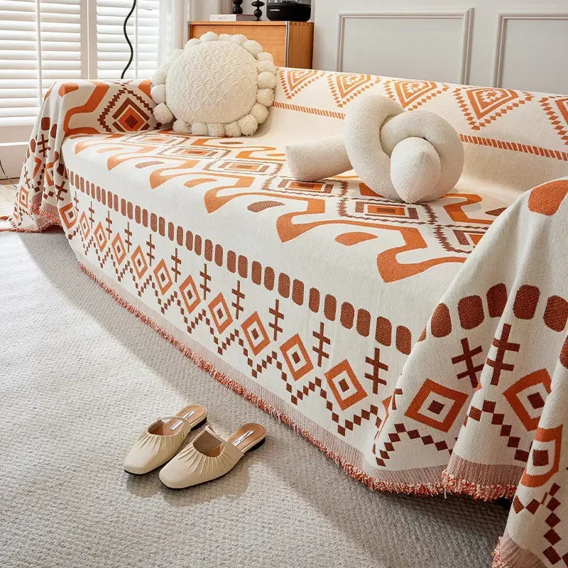 Chenille Sofa Blanket Sectional Sofa Cover Universal Anti-cat Scratch Sofa Slipcovers
