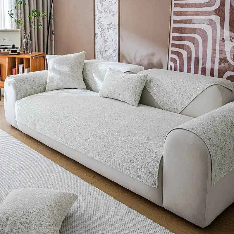 Durable Sofa Covers for 3 Cushion Couch Anti-Scratch Couch Cover for Dogs Pets