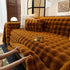 Thick Faux Fur Sofa Cover Fluffy Plush Warm Sofa Slipcover Furniture Protector for Couch Bed