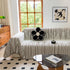 Boho Striped Jacquard Throw Sofa Slipcover Chenille Sofa Throws for Couches for Pets Kids Home Decor