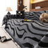 Zebra Striped Chenille Throw Sofa Cover Full-Cover Decorative Furniture Slipcover