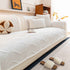 Thickened Crystal Velvet Sofa Cover, Non-Slip Quilted Couch Protector for Pets & Kids