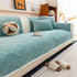 Thickened Crystal Velvet Sofa Cover, Non-Slip Quilted Couch Protector for Pets & Kids