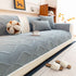 Thickened Crystal Velvet Sofa Cover, Non-Slip Quilted Couch Protector for Pets & Kids