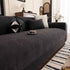 Chenille Textured Herringbone Sofa Cover, Non-Slip Couch Protector for Pets & Kids