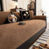 Chenille Textured Herringbone Sofa Cover, Non-Slip Couch Protector for Pets & Kids