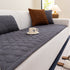 Geometric Quilted Corduroy Couch Topper, Non-Slip Padded Sofa Protector Cover for Pets