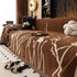 Modern Abstract Floral Sofa Throw Blanket, Decor Furniture Protector for Living Room