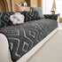 Thick Sherpa Sofa Protector Cover, Warm Plush Couch Cover for Seat, Backrest & Armrest
